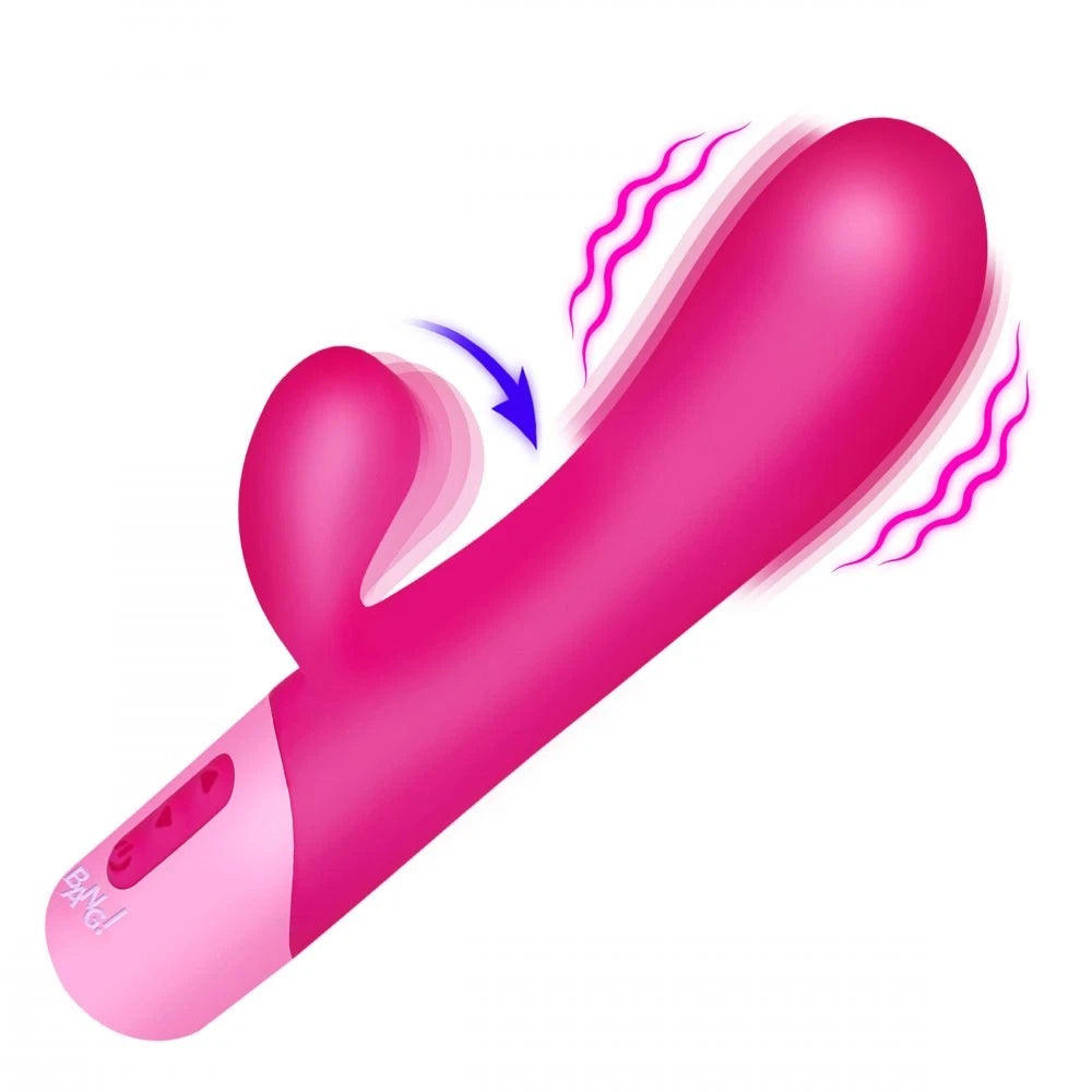 Bang! Clit Tapping Rechargeable Silicone Rabbit Vibrator