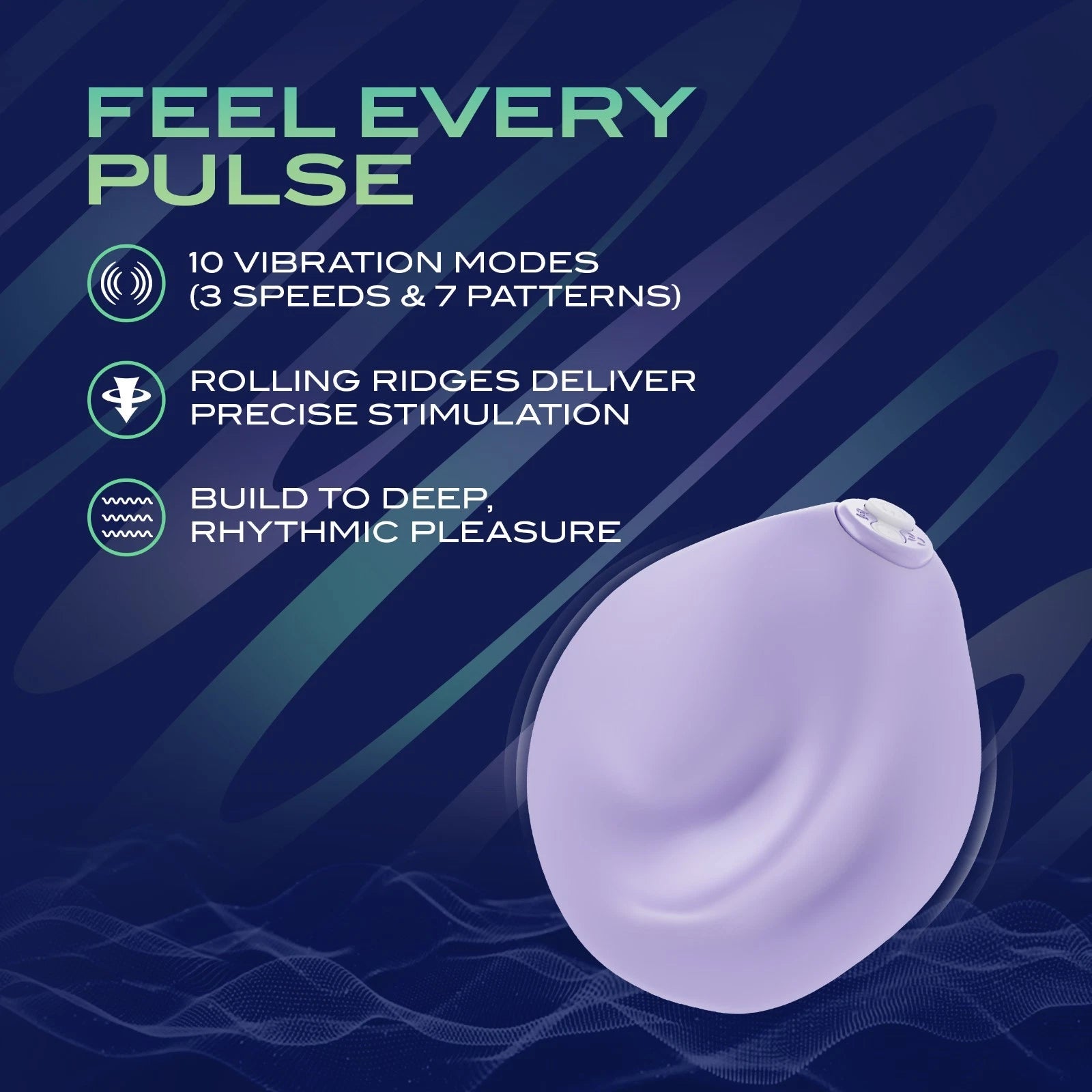 Urself Pulse Pad Rechargeable Silicone Grinder with Remote