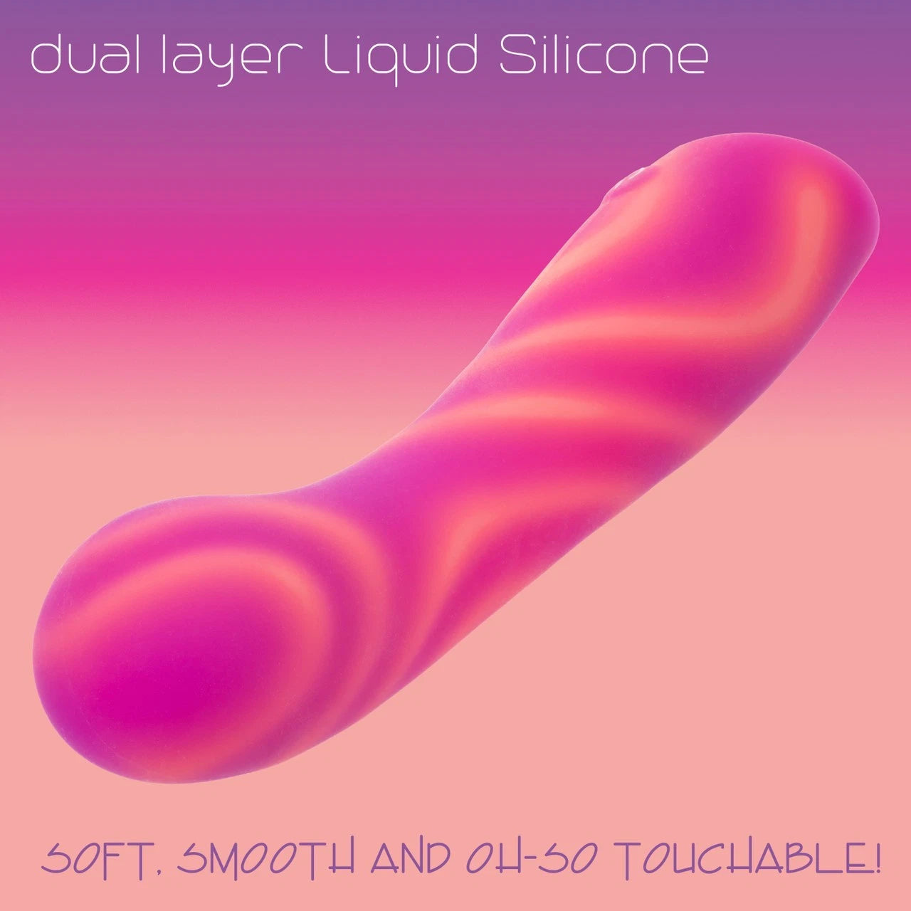 Endless Summer Sunset Seducer Rechargeable Massager – Light-Up Silicone Vibe
