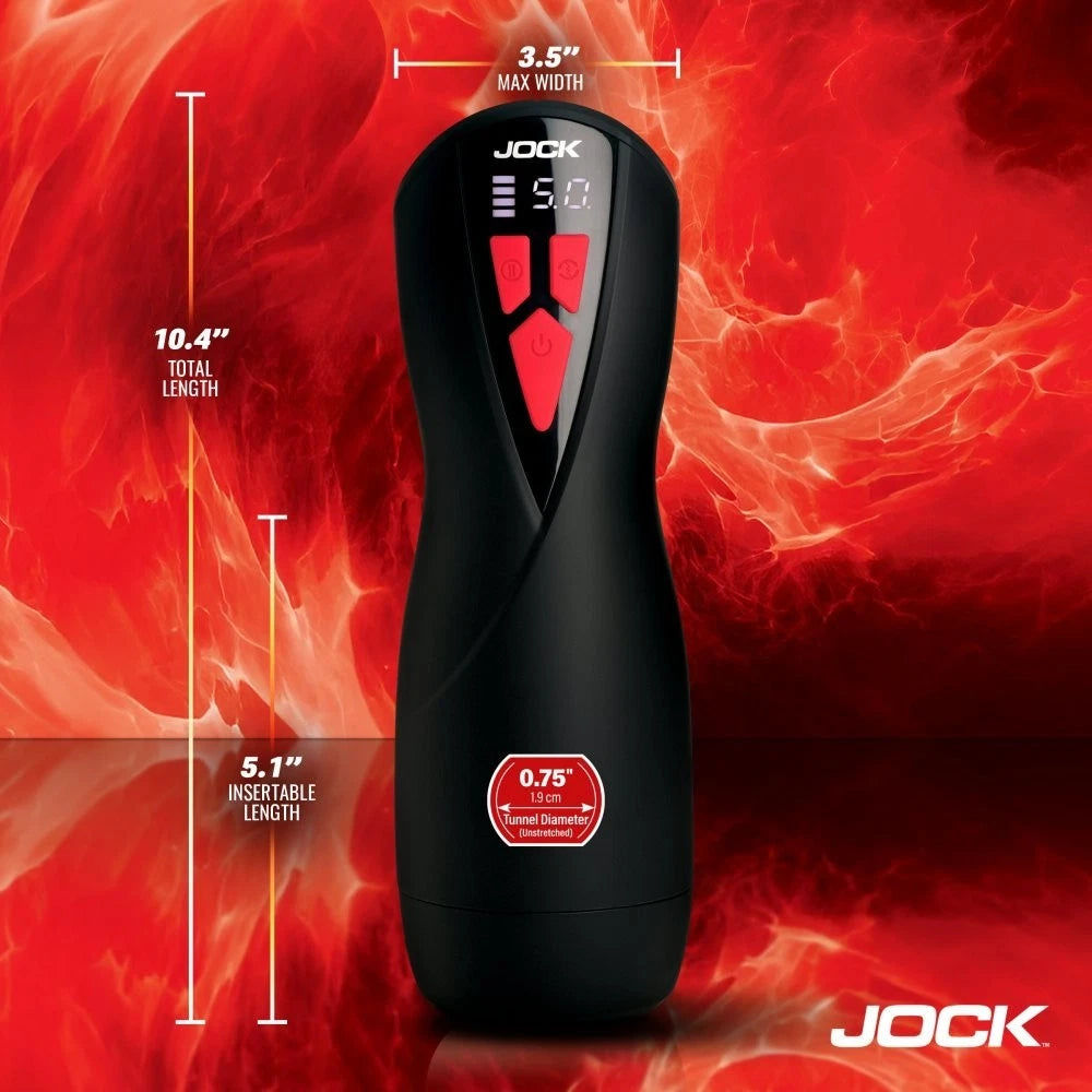 Jock Banger Sucking & Vibrating Pussy Rechargeable Masturbator – Suction & Vibration Stroker