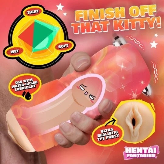 Hentai Fantasies Mochi Cat Girl Vibrating Stroker