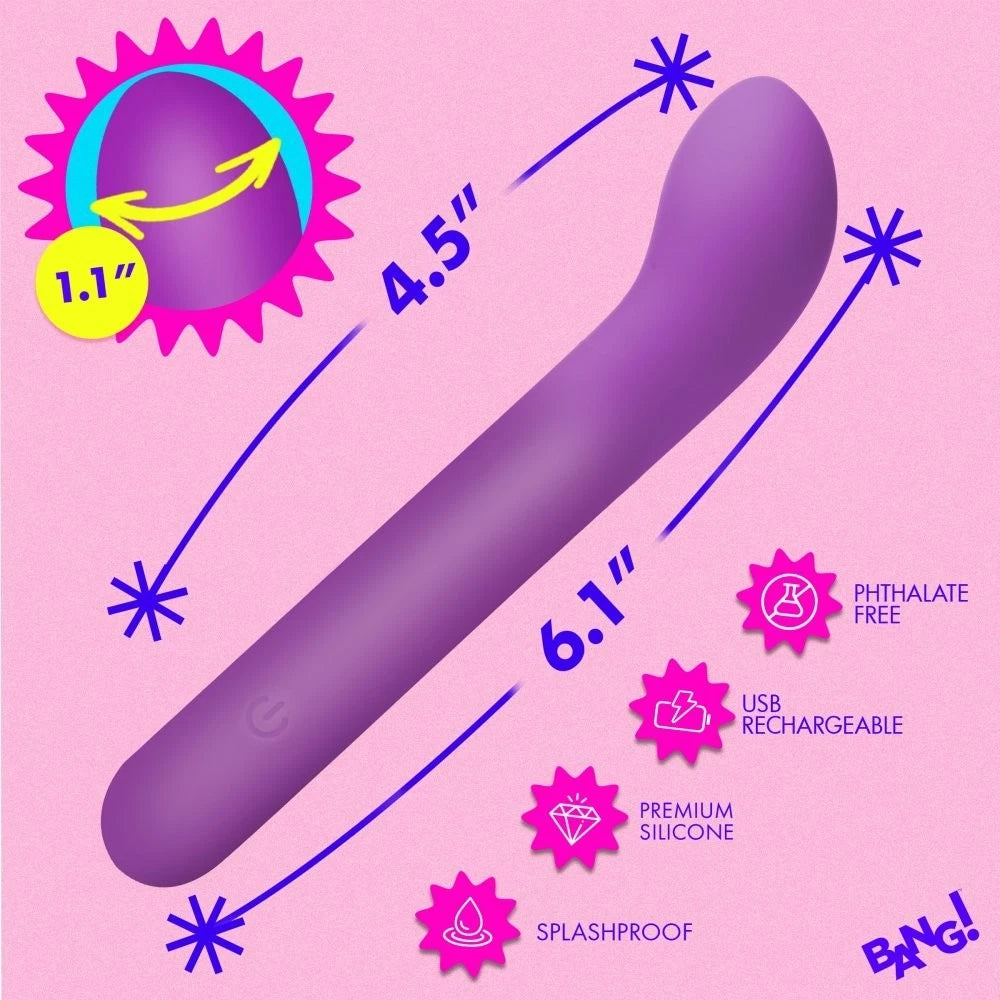 Bang! G-Spot Flexible Rechargeable Silicone Vibrator