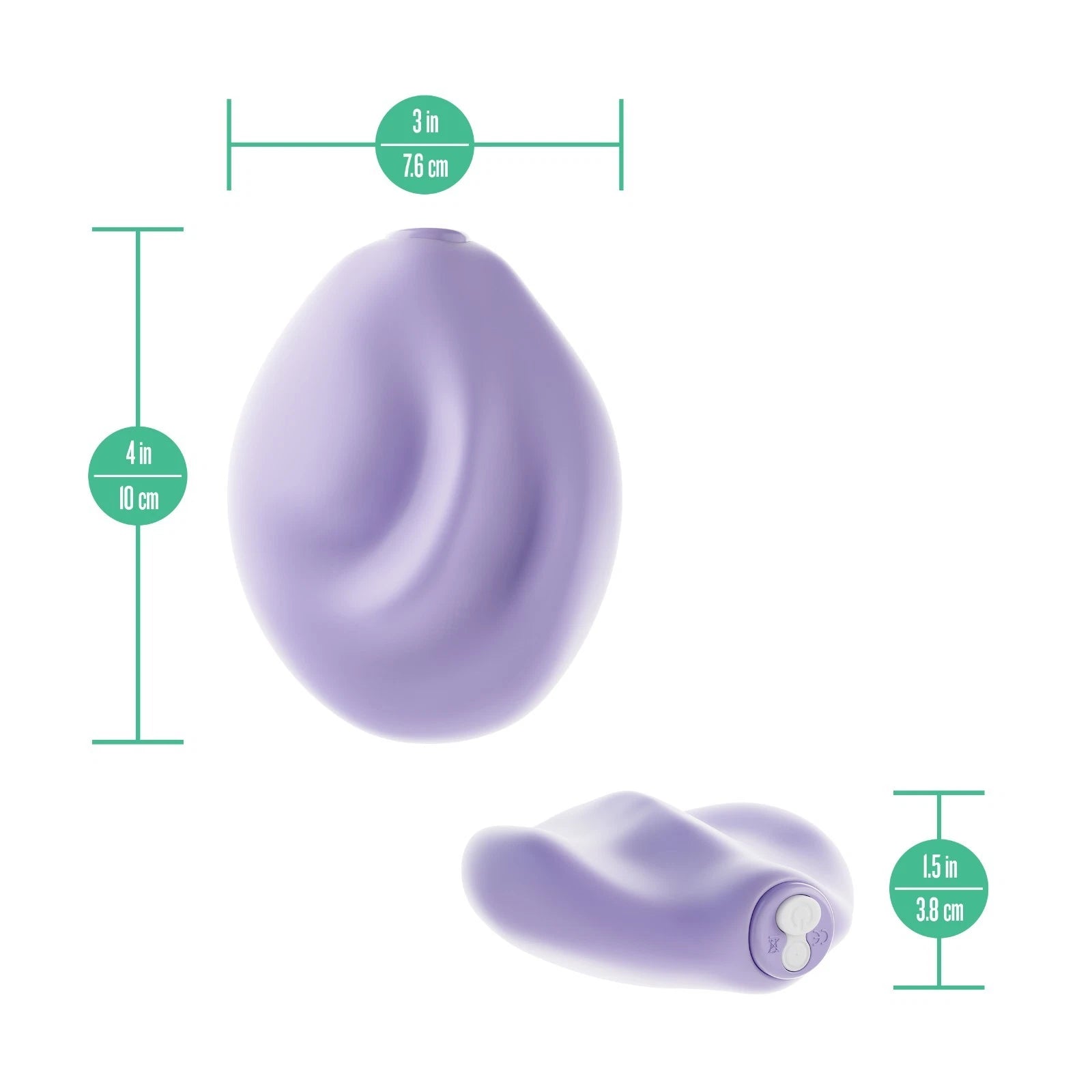 Urself Pulse Pad Rechargeable Silicone Grinder with Remote
