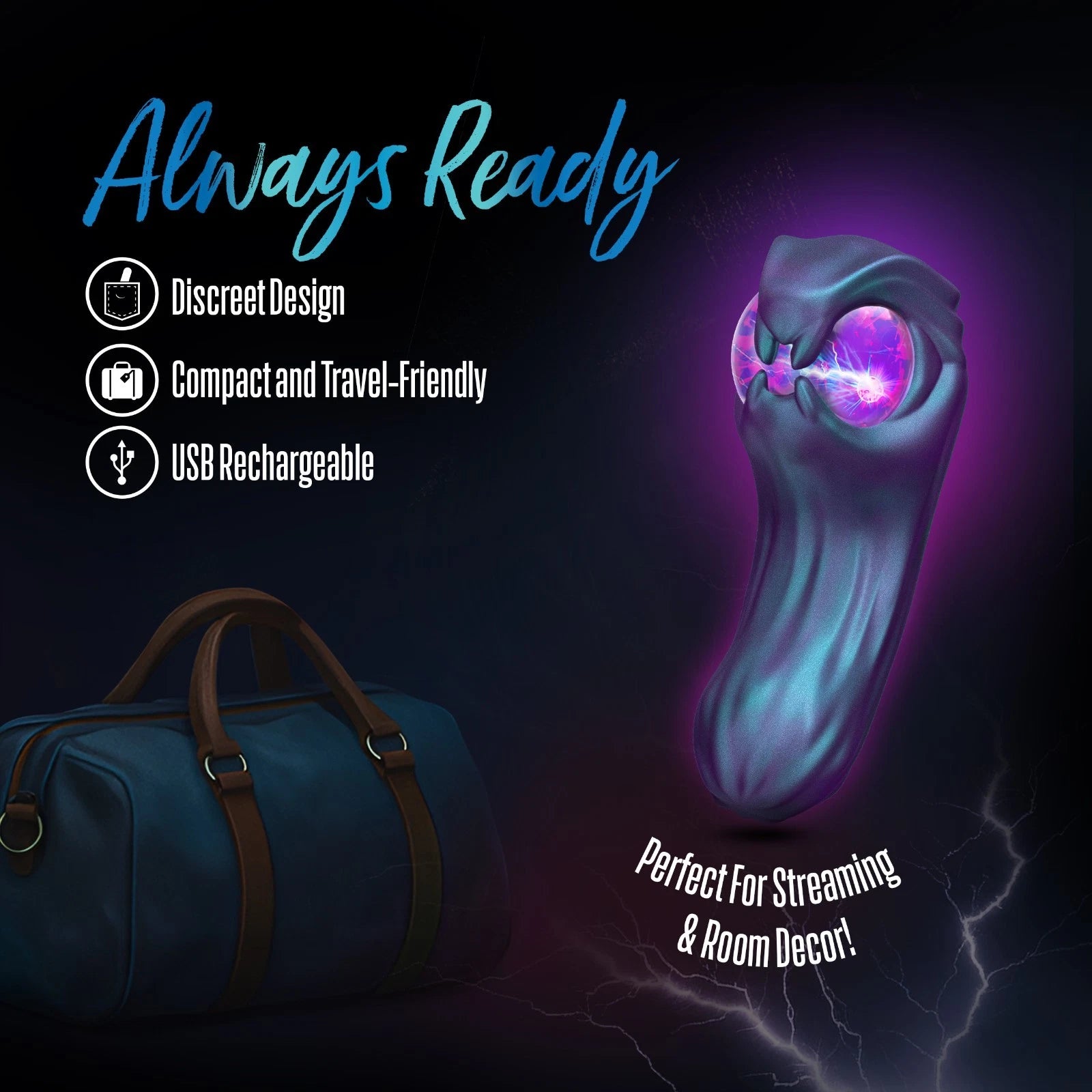 Temptasia Viper Rechargeable Dual End Silicone Vibrator