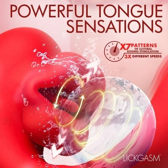 Lickgasm G-Kiss Kissing G-Spot Rechargeable Silicone Vibrator