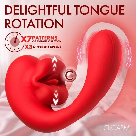 Lickgasm G-Kiss Kissing G-Spot Rechargeable Silicone Vibrator