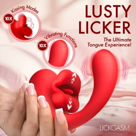 Lickgasm G-Kiss Kissing G-Spot Rechargeable Silicone Vibrator
