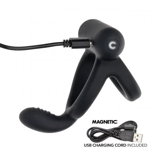 Closer Intimate Dual Cock Ring Caress – Rechargeable Silicone Ring