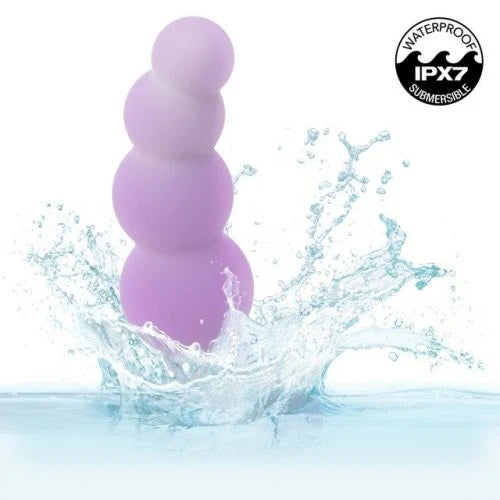 Lavender Haze Beaded Curved Probe – Rechargeable Silicone Vibrator