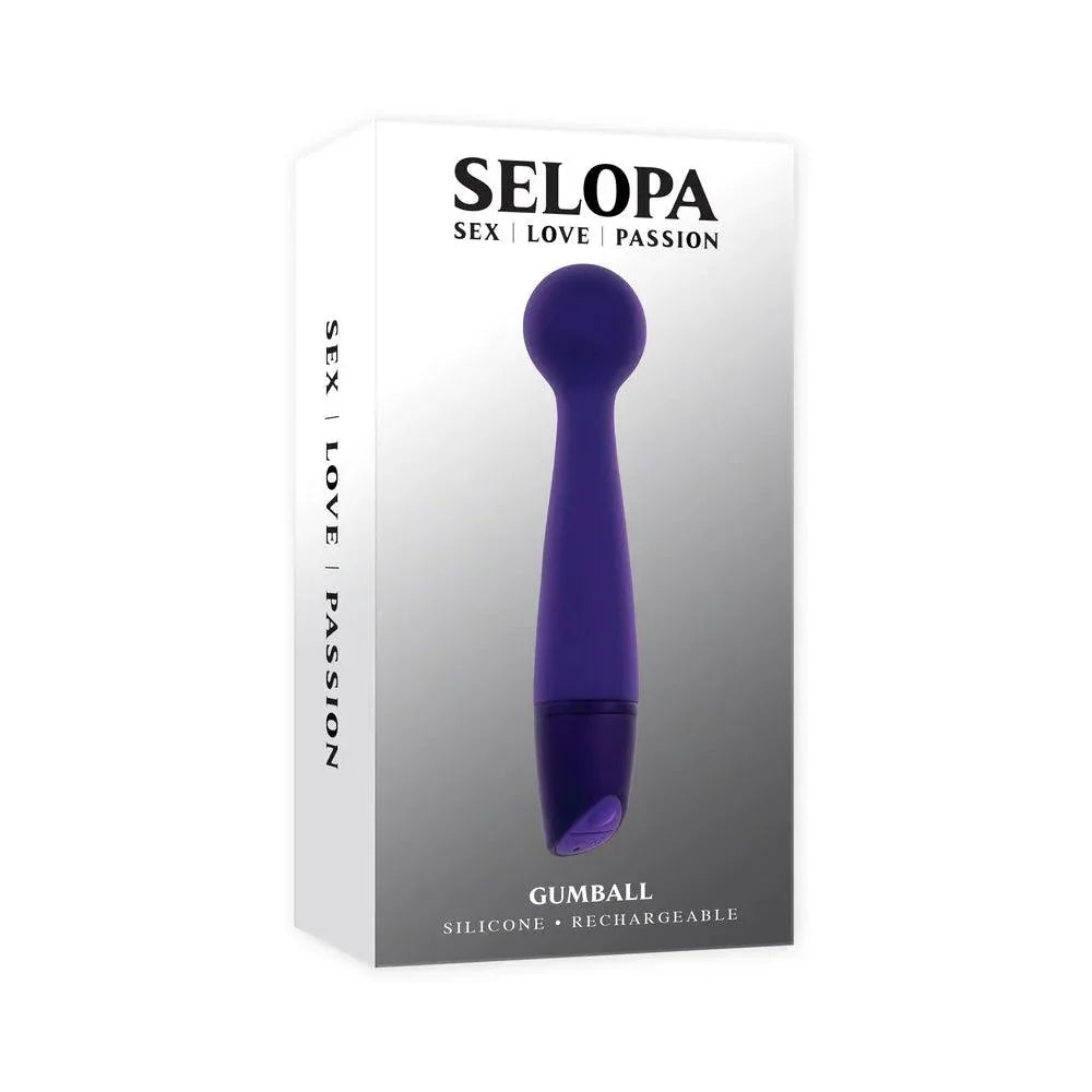 Selopa Gumball Rechargable Silicone Vibrating Wand - Buy At Luxury Toy X - Free 3-Day Shipping