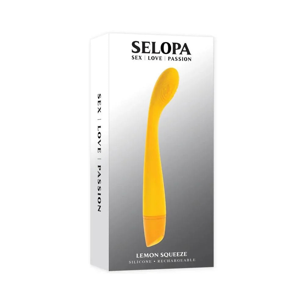 Selopa Lemon Squeeze Rechargeable Silicone G-Spot Vibrator - Buy At Luxury Toy X - Free 3-Day Shipping