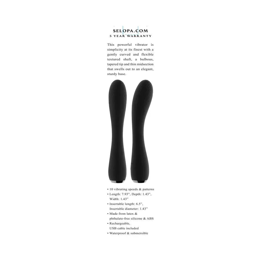 Selopa Midnight Magic Rechargeable Vibrator Silicone - Buy At Luxury Toy X - Free 3-Day Shipping