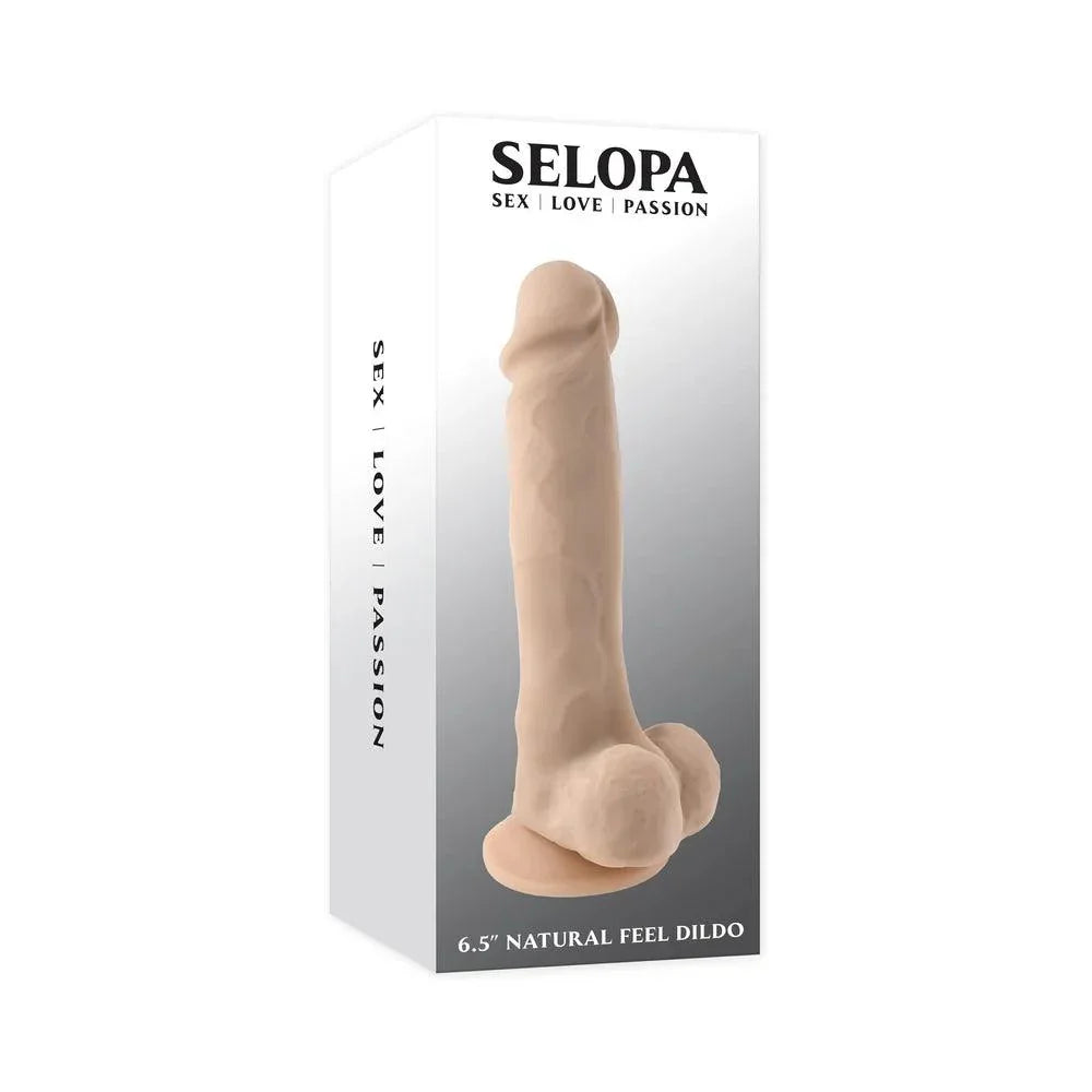 Selopa Natural Feel Dildo 6.5in with Balls - Buy At Luxury Toy X - Free 3-Day Shipping