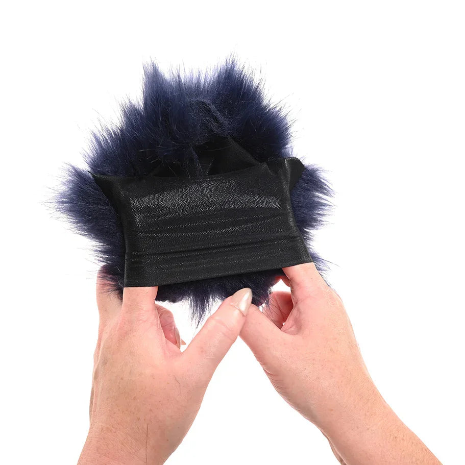 Sex & Mischief Cougar Spiked Sensory Glove ā Teasing Faux Fur Glove with Gold Spikes for Sensory Play - Buy At Luxury Toy X - Free 3-Day Shipping