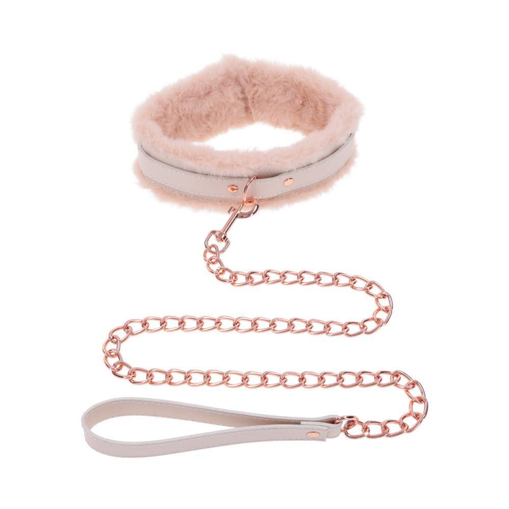 Sex & Mischief Peaches ‘n CreaMe Fur Collar & Leash - Buy At Luxury Toy X - Free 3-Day Shipping