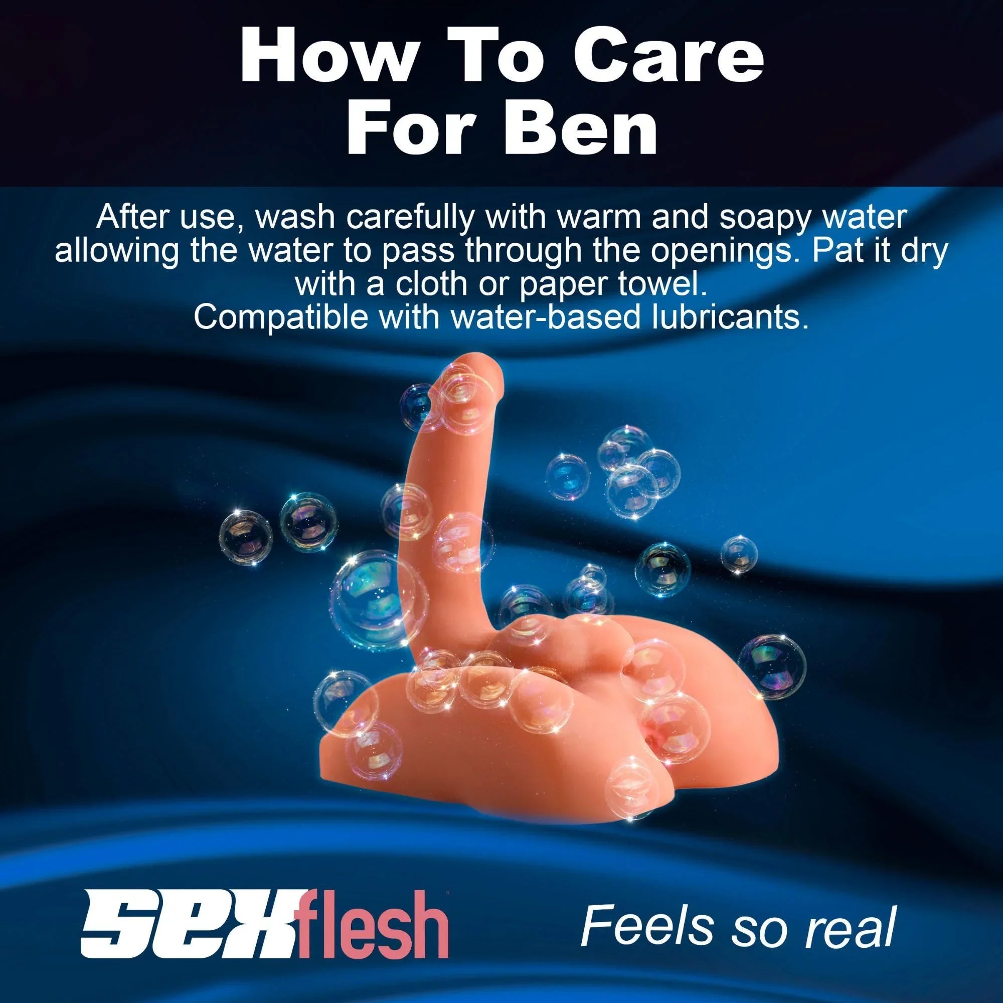 SexFlesh Both Ways Ben Full Size Masturbator - Buy At Luxury Toy X - Free 3-Day Shipping