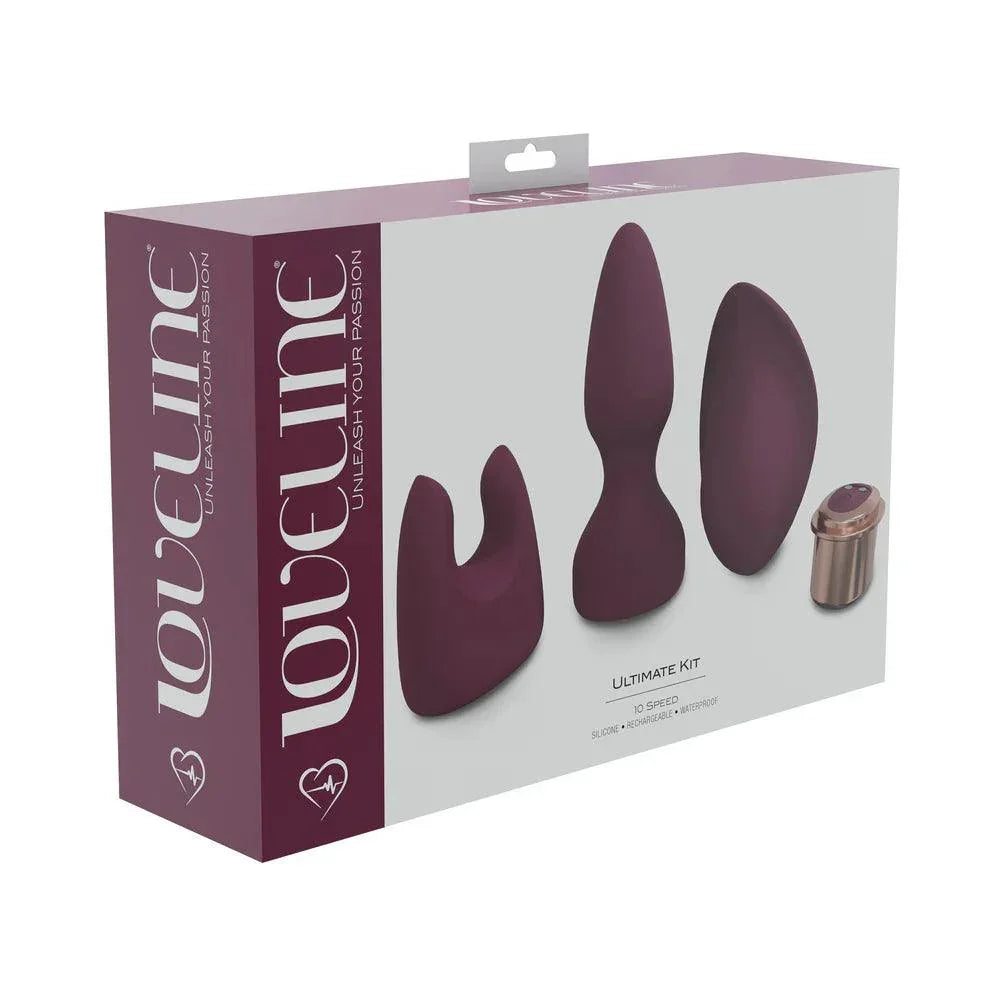 Shots LoveLine Ultimate Kit 10 Speed Silicone Rechargeable Waterproof - Buy At Luxury Toy X - Free 3-Day Shipping