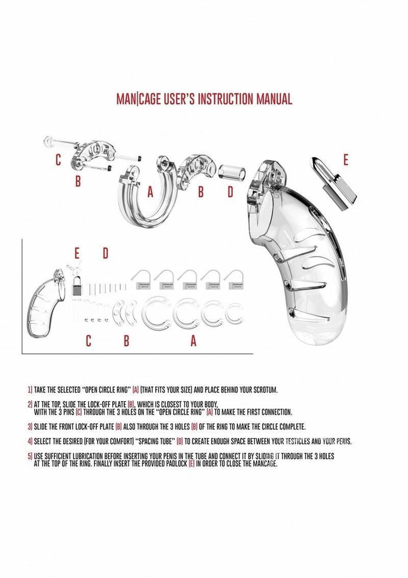 Shots ManCage Model 02 Adjustable 3.5 in. Chastity Cock Cage - Buy At Luxury Toy X - Free 3-Day Shipping
