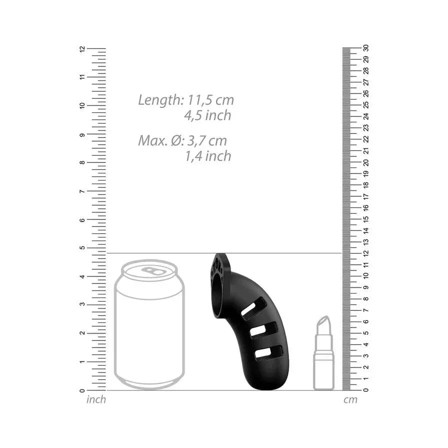Shots ManCage Model 21 Adjustable 4.5 in. Silicone Chastity Cock Cage - Buy At Luxury Toy X - Free 3-Day Shipping