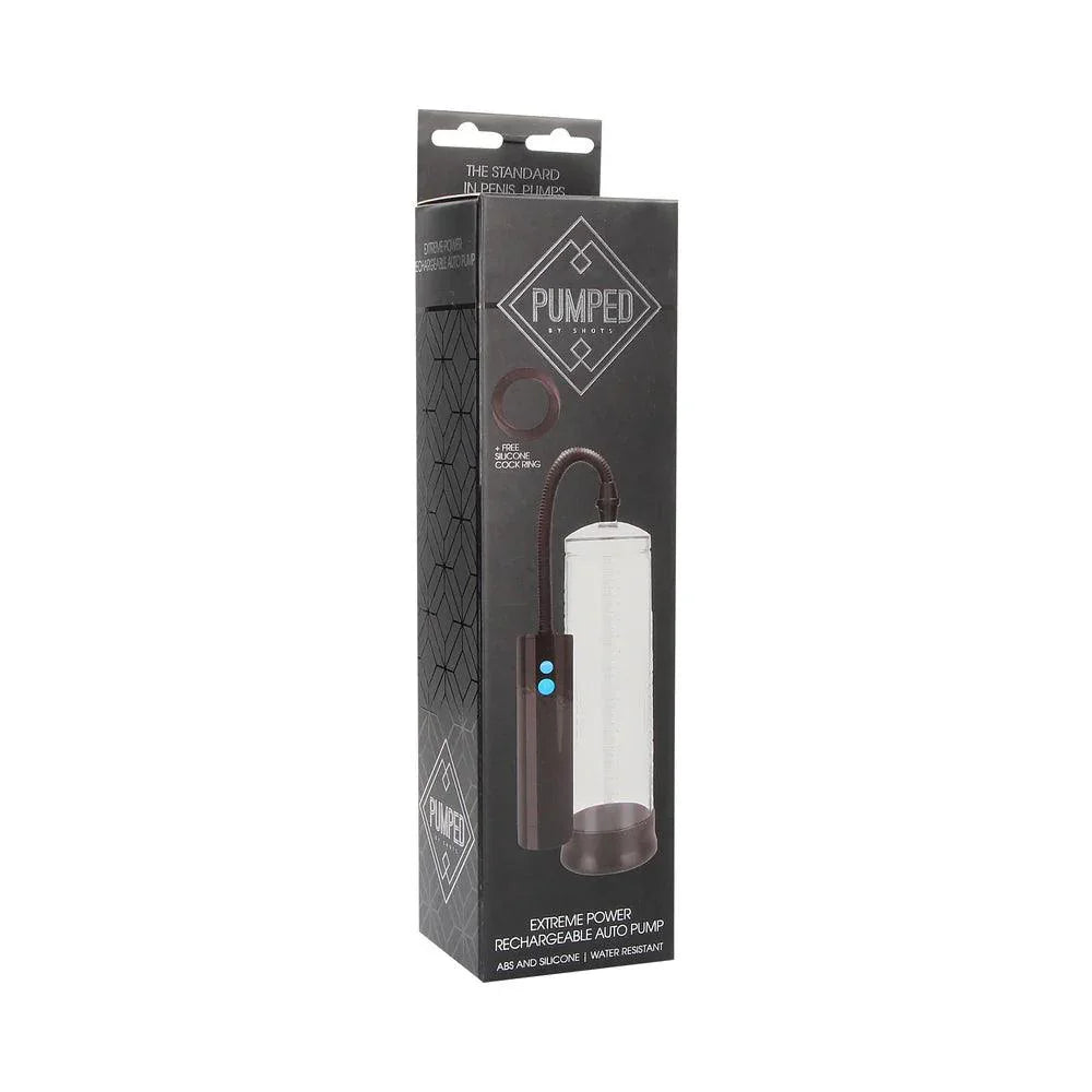 Shots Pumped Extreme Power Rechargeable Automatic Penis Pump - Buy At Luxury Toy X - Free 3-Day Shipping