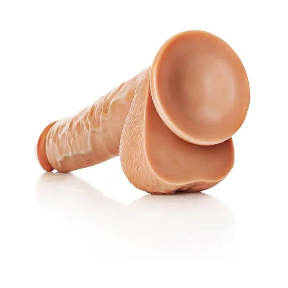 Shots RealRock Straight Realistic Dildo with Balls and Suction Cup 12in - Buy At Luxury Toy X - Free 3-Day Shipping