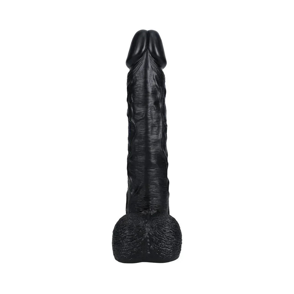 Shots RealRock Ultra Realistic Skin Extra Large Straight Dildo with Balls and Suction Cup 15in - Buy At Luxury Toy X - Free 3-Day Shipping