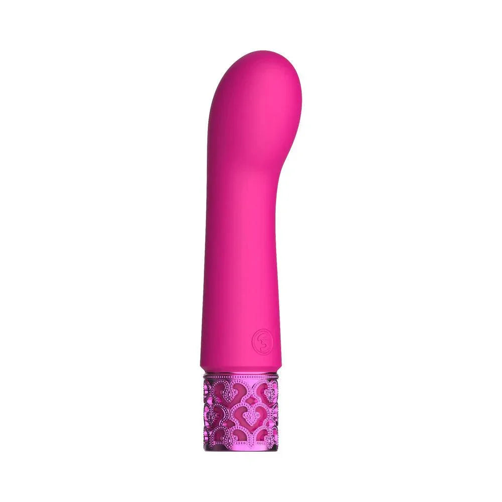 Shots Royal Gems Bijou Rechargeable Curved Silicone Bullet Vibrator - Buy At Luxury Toy X - Free 3-Day Shipping