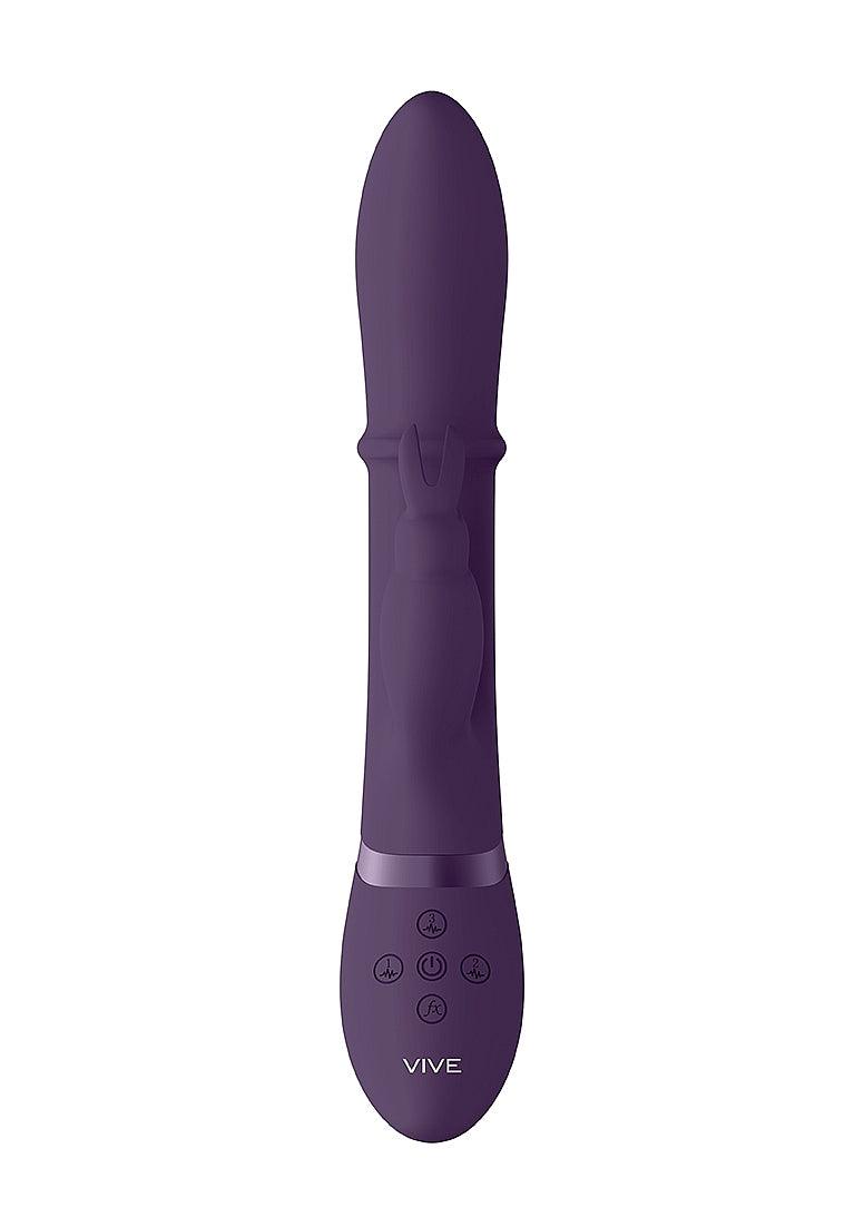 Shots Vive Halo Rechargeable Silicone Ring Rabbit Vibrator - Buy At Luxury Toy X - Free 3-Day Shipping