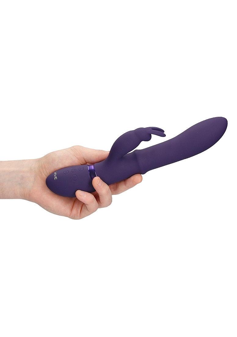 Shots Vive Halo Rechargeable Silicone Ring Rabbit Vibrator - Buy At Luxury Toy X - Free 3-Day Shipping