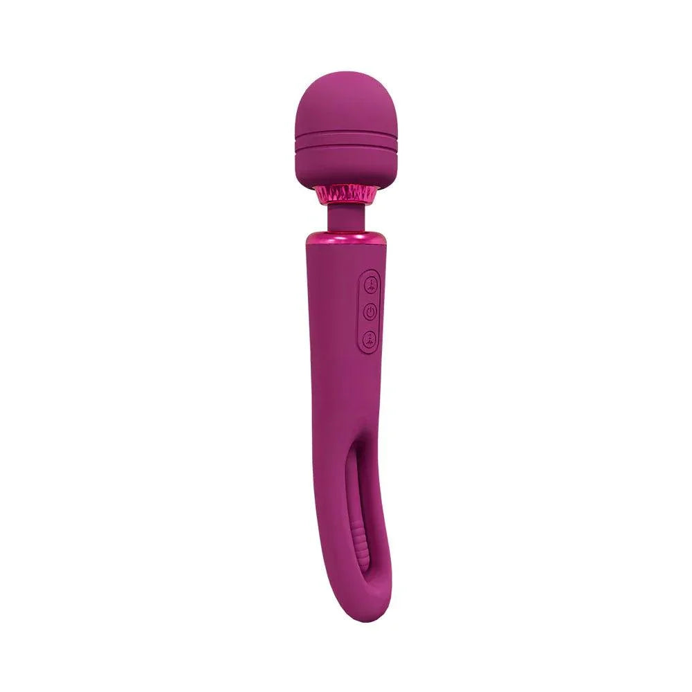 Shots Vive Kiku Rechargeable Double Ended Wand with G-Spot Stimulator - Buy At Luxury Toy X - Free 3-Day Shipping