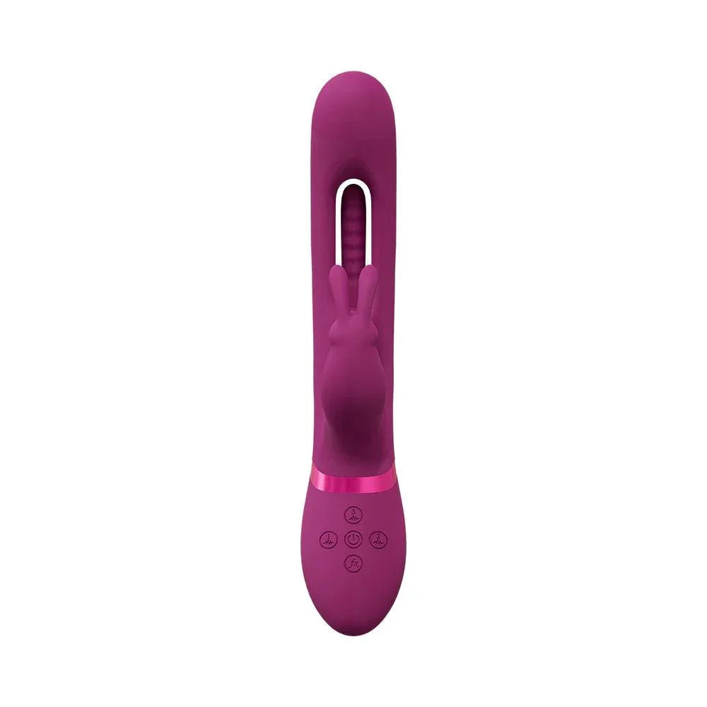 Shots Vive Mika Rechargeable Triple Motor Vibrating Rabbit with G-Spot Stimulator - Buy At Luxury Toy X - Free 3-Day Shipping