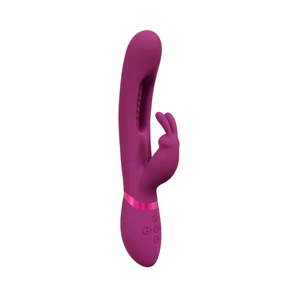 Shots Vive Mika Rechargeable Triple Motor Vibrating Rabbit with G-Spot Stimulator - Buy At Luxury Toy X - Free 3-Day Shipping
