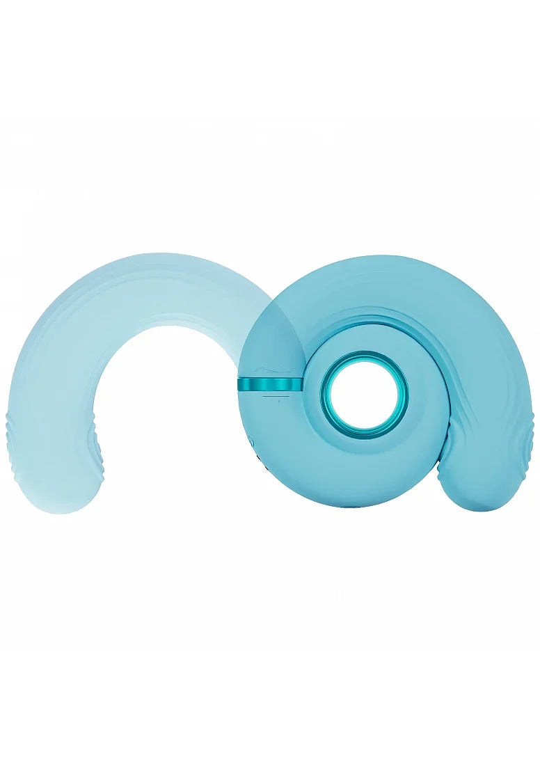 LoveLine Tic-tac Tapping Swirl Rechargeable Silicone Vibrator