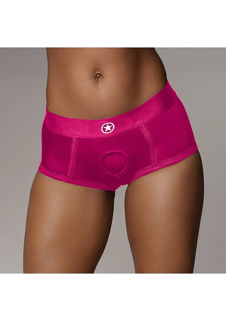 Ouch! Vibrating Strap-On Brief with Rechargeable Bullet