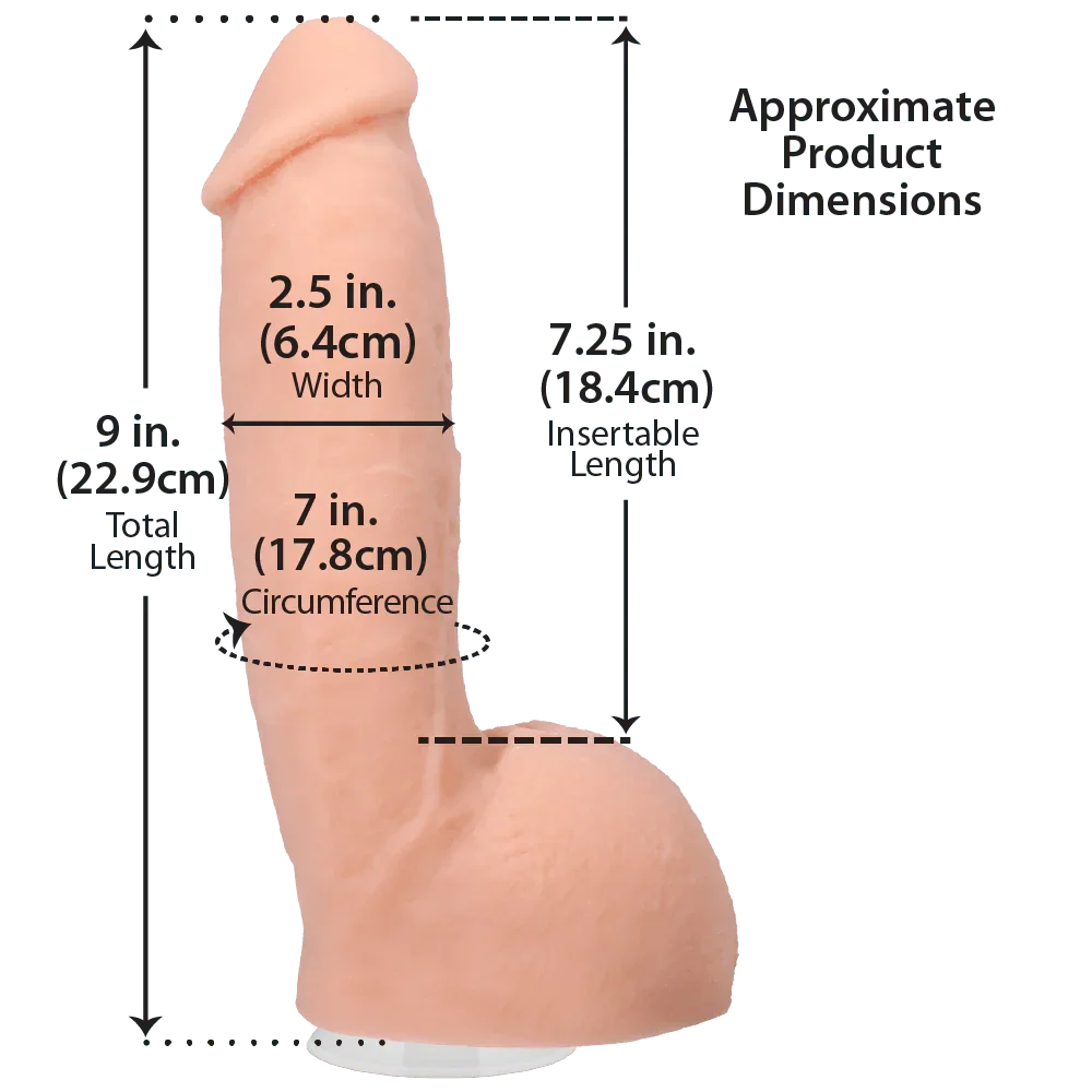 Signature Cocks Girthmasterr 8.5" Dildo - Buy At Luxury Toy X - Free 3-Day Shipping