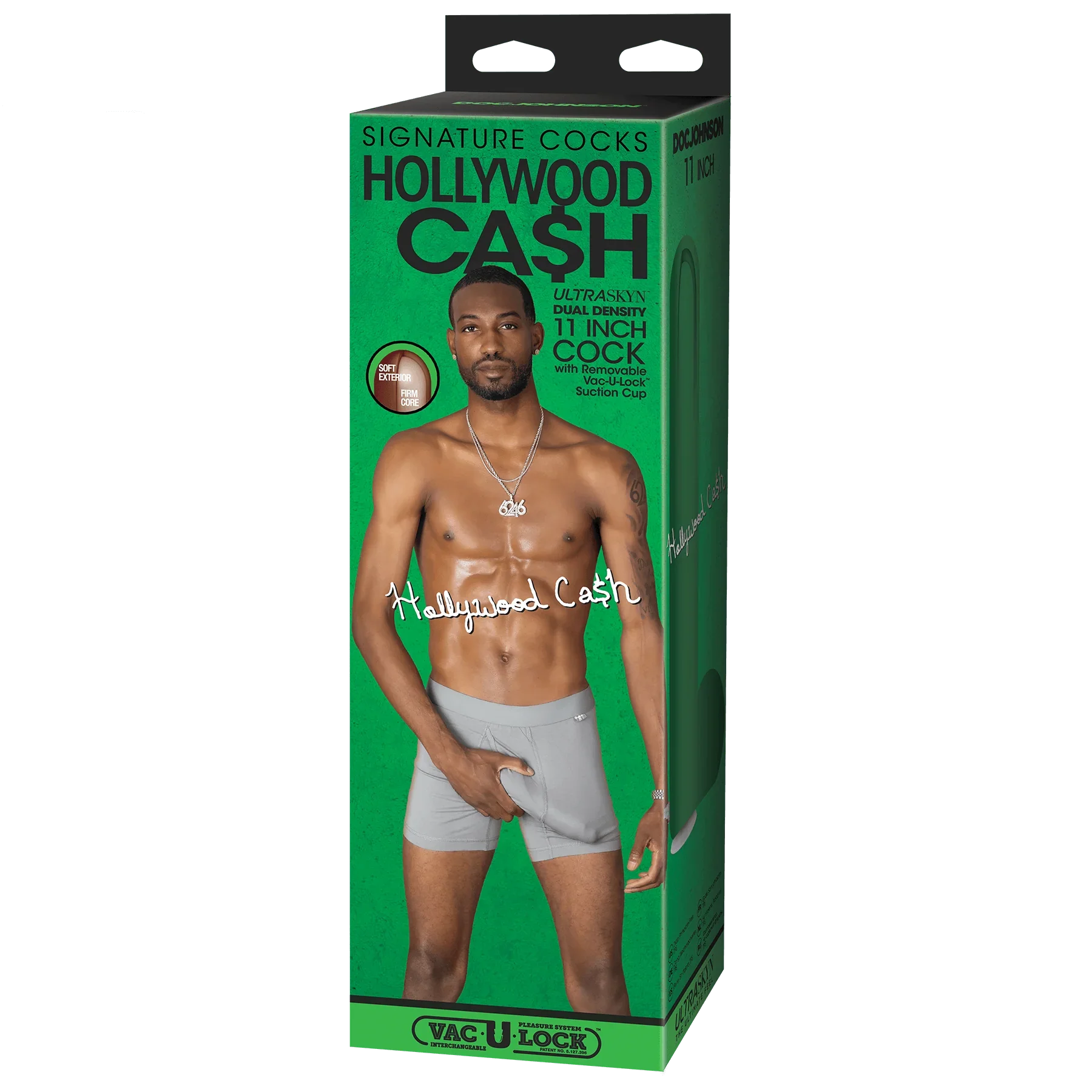 Signature Series Hollywood Cash 11" ULTRASKYN Dildo - Buy At Luxury Toy X - Free 3-Day Shipping