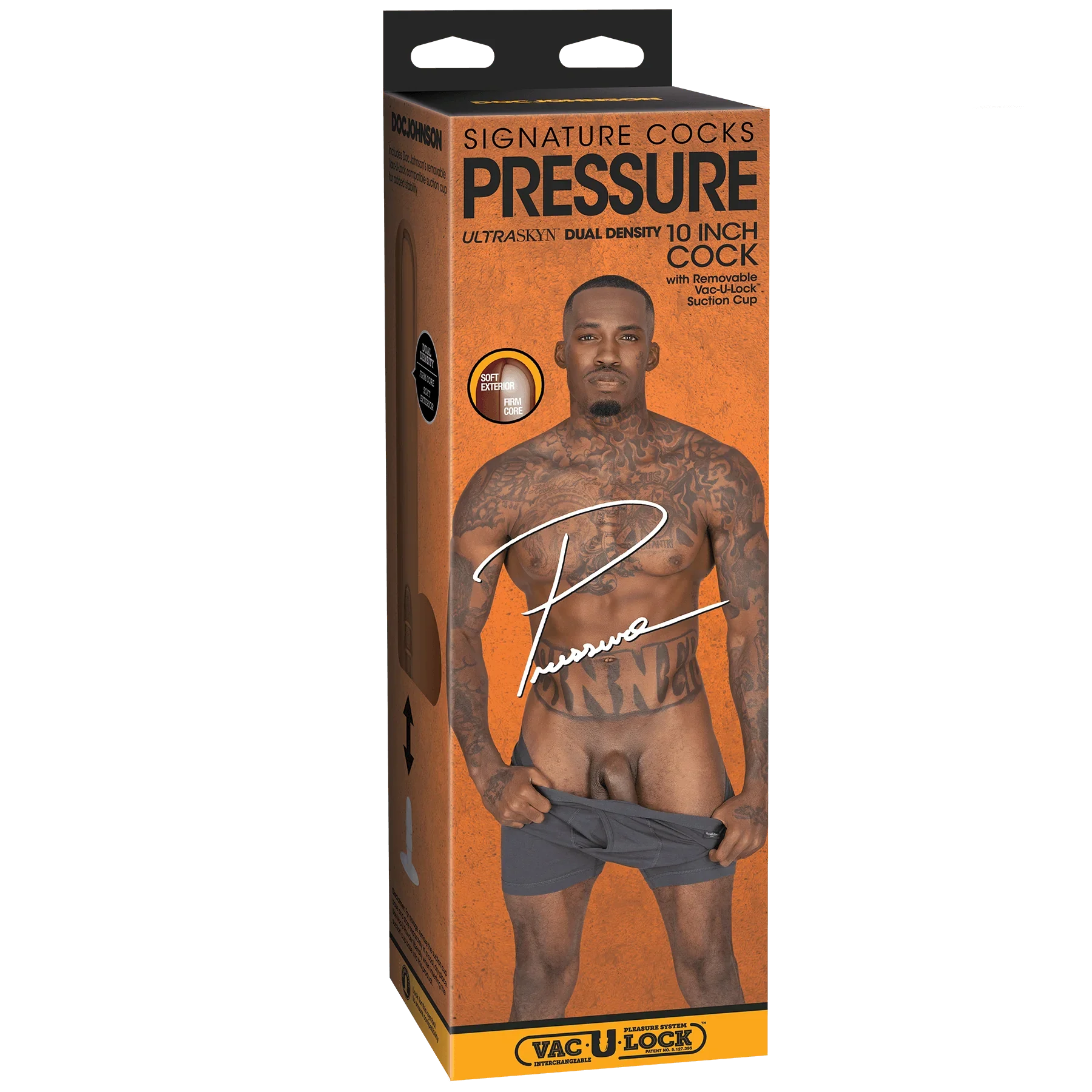 Signature Series Pressure 10" ULTRASKYN Dildo - Buy At Luxury Toy X - Free 3-Day Shipping