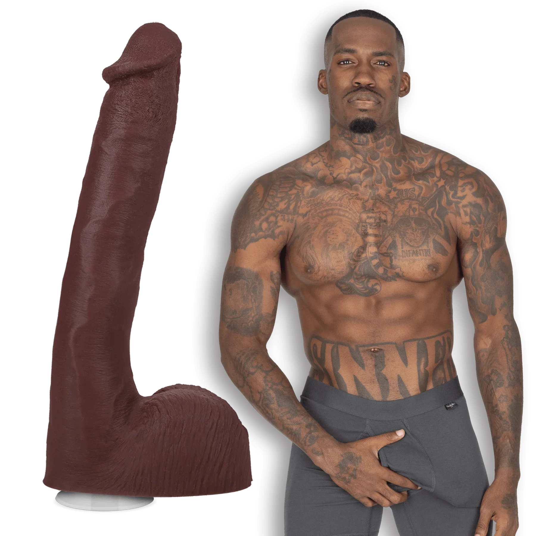 Signature Series Pressure 10" ULTRASKYN Dildo - Buy At Luxury Toy X - Free 3-Day Shipping