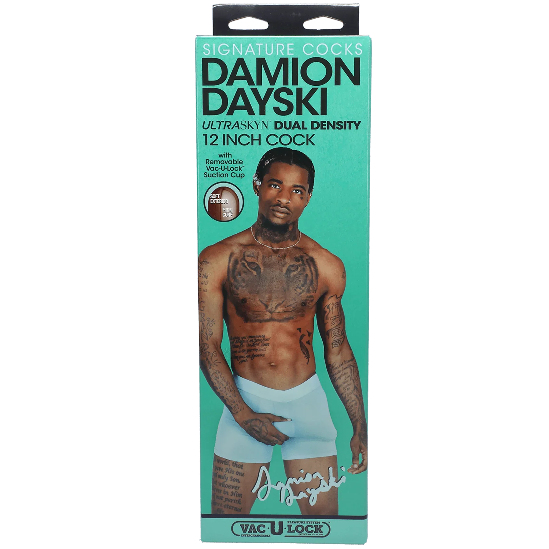 Signature Series Ultraskyn Damion Dayski 12 inch Dildo - Buy At Luxury Toy X - Free 3-Day Shipping
