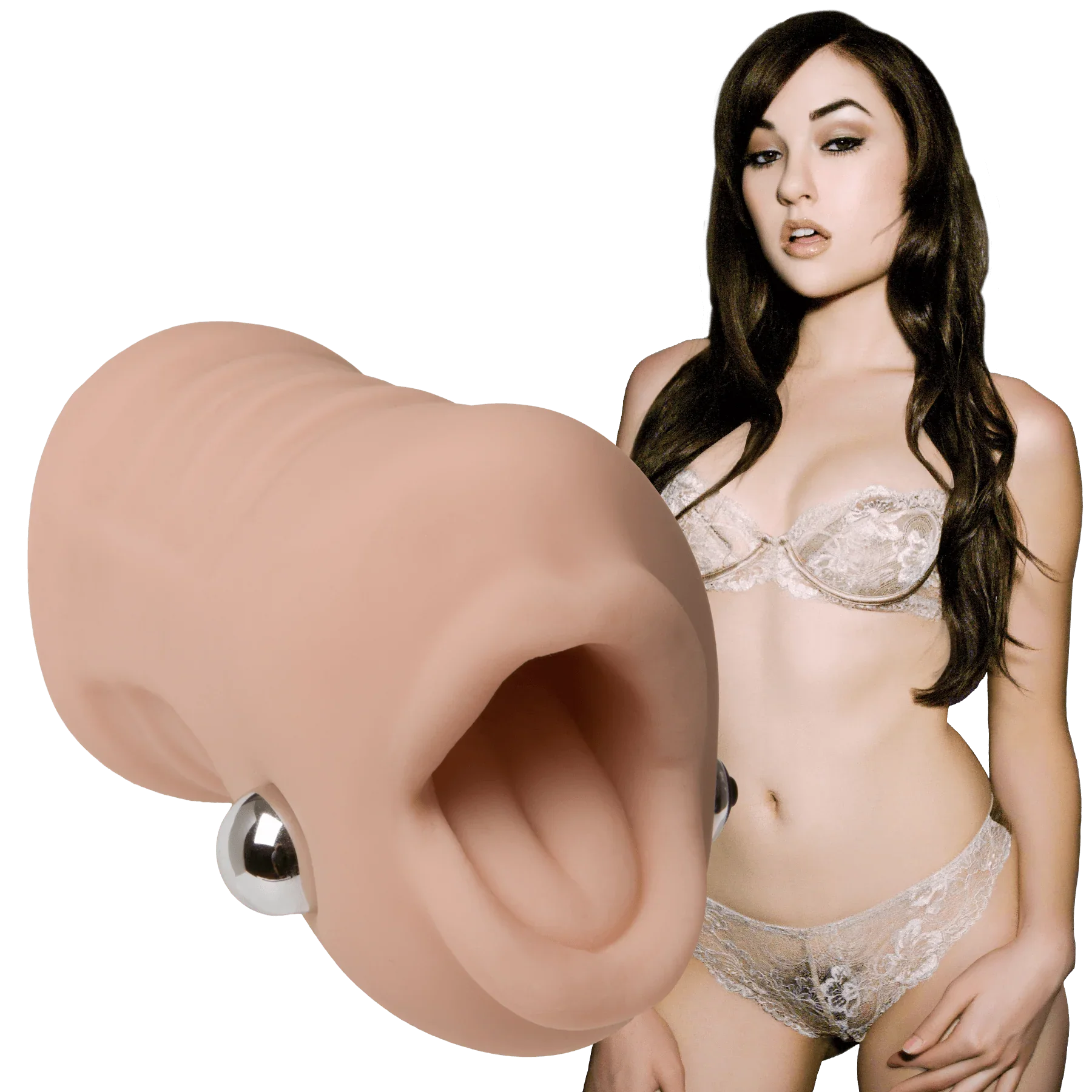 Signature Strokers - Sasha Grey - ULTRASKYN Vibrating Deep Throat Sucker - Buy At Luxury Toy X - Free 3-Day Shipping
