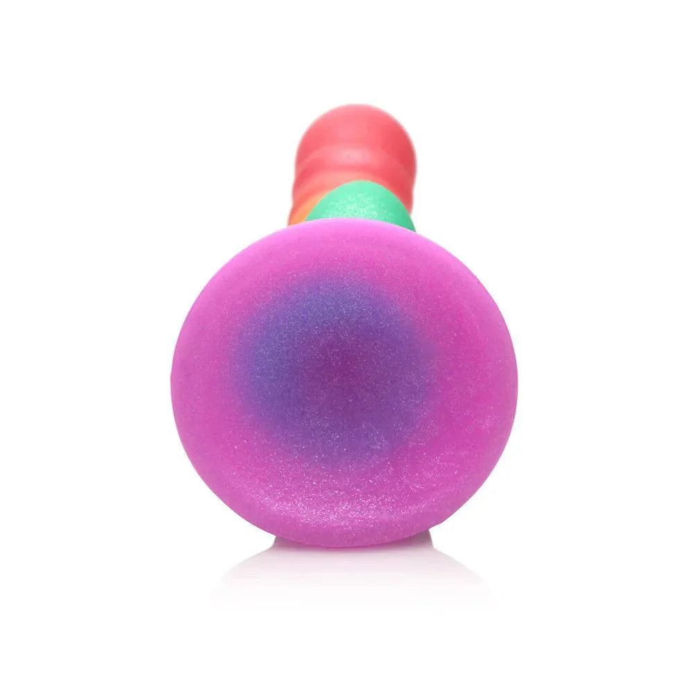 Simply Sweet Ribbed 6.5 in. Silicone Dildo - Buy At Luxury Toy X - Free 3-Day Shipping