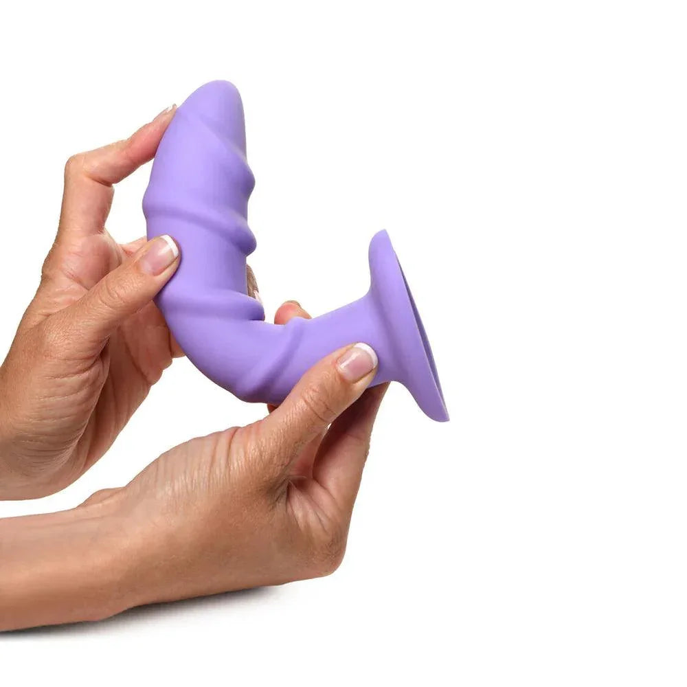 Simply Sweet Swirl 7 in. Silicone Dildo - Buy At Luxury Toy X - Free 3-Day Shipping