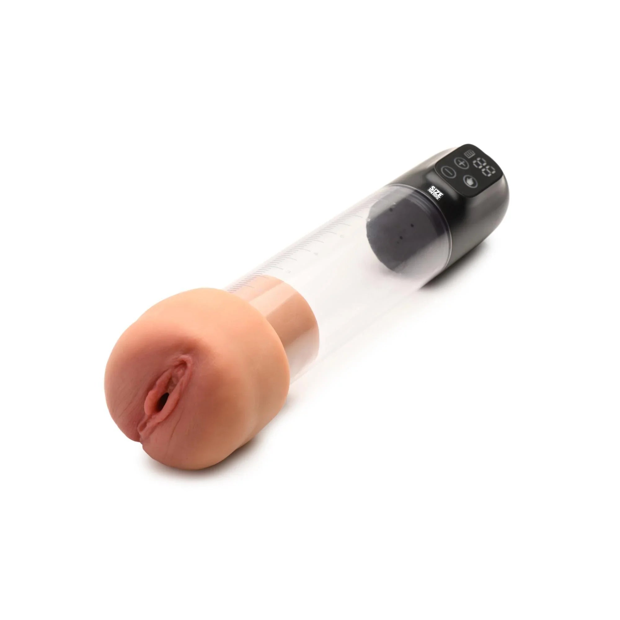 Size Matters 5X Rechargeable Sucking Penis Pump with Attachments - Buy At Luxury Toy X - Free 3-Day Shipping