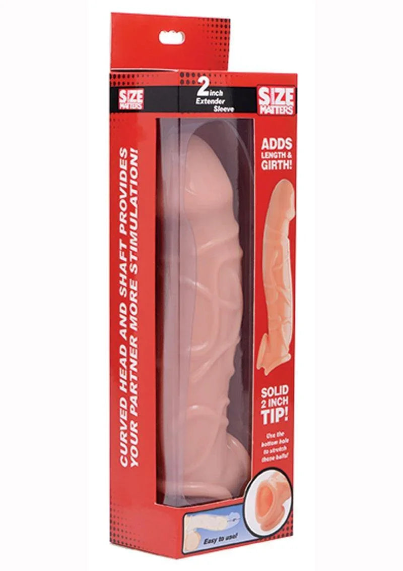Size Matters Penis Extender Sleeve 2in - Buy At Luxury Toy X - Free 3-Day Shipping