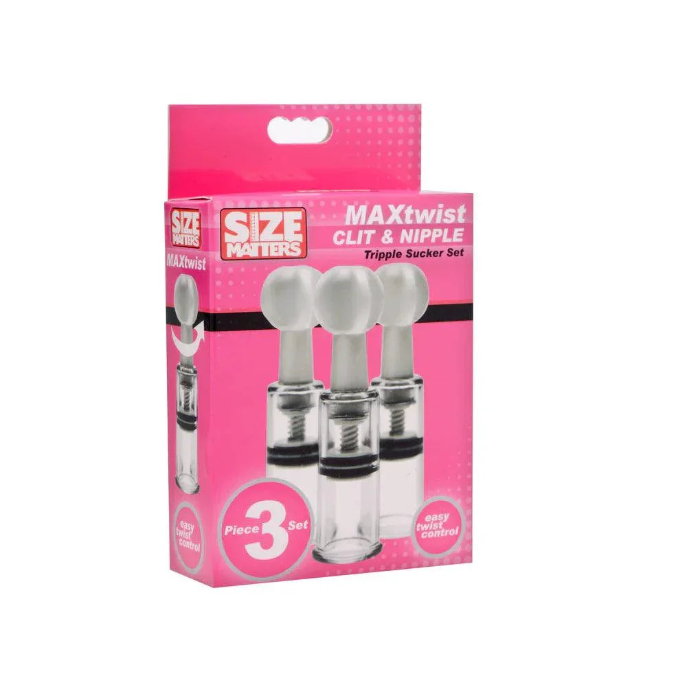 Size Matters Twisted Triplets Nipple and Clit Suckers - Buy At Luxury Toy X - Free 3-Day Shipping
