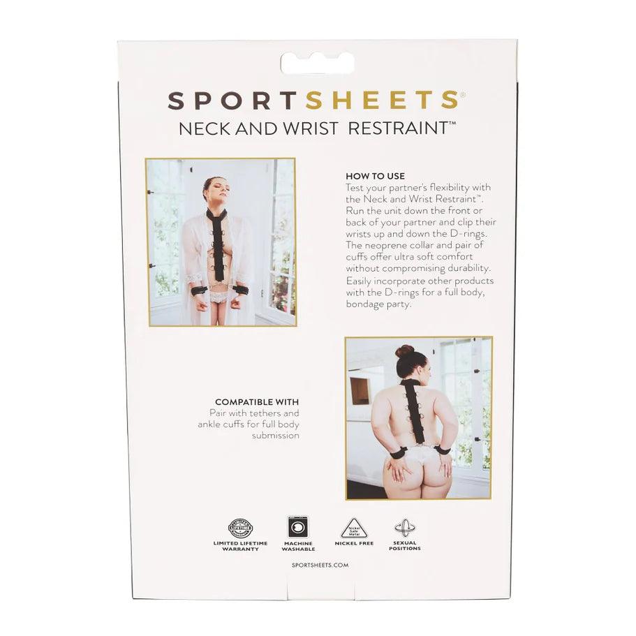 Sportsheets Adjustable Neoprene Neck & Wrist Restraint - Buy At Luxury Toy X - Free 3-Day Shipping