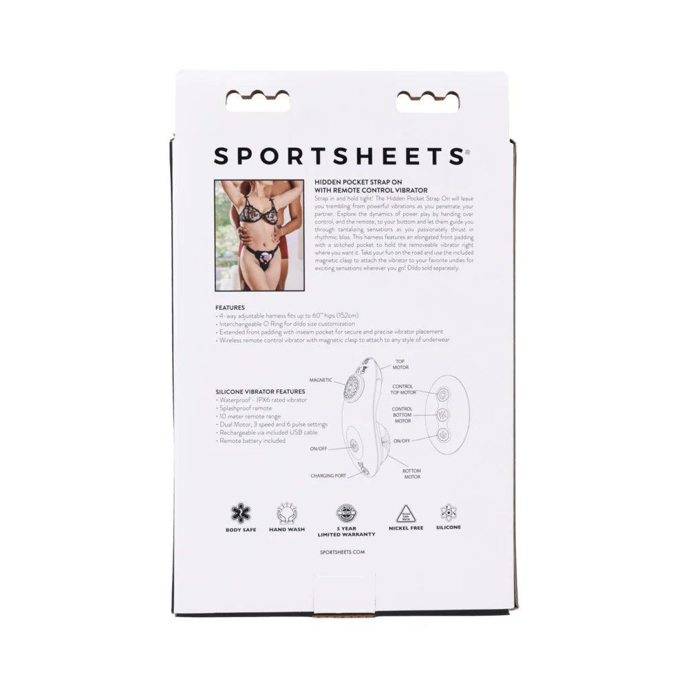 Sportsheets Hidden Pocket Strap On - Buy At Luxury Toy X - Free 3-Day Shipping