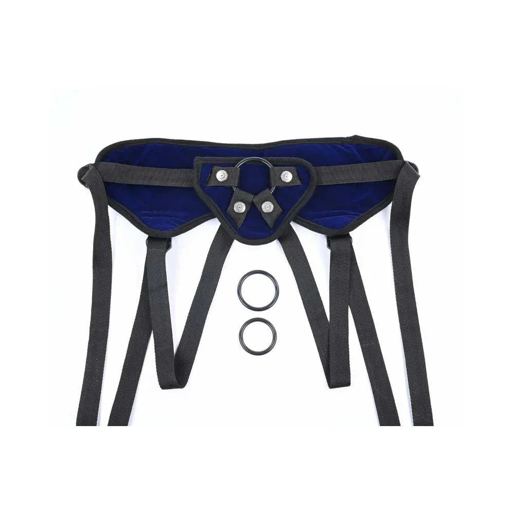 Sportsheets Lush Adjustable Cobalt Strap-On Harness - Buy At Luxury Toy X - Free 3-Day Shipping