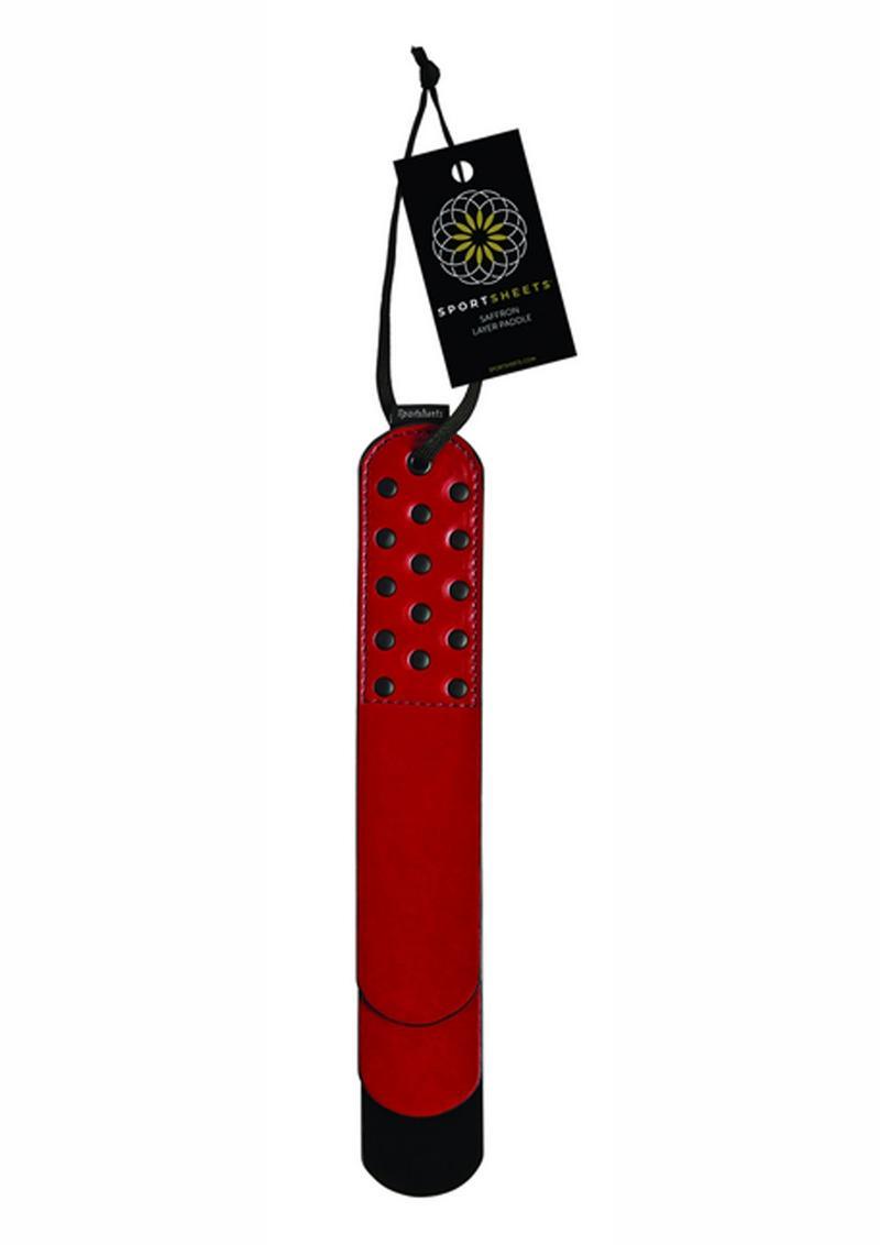 Sportsheets Saffron Layer Paddle Red - Buy At Luxury Toy X - Free 3-Day Shipping