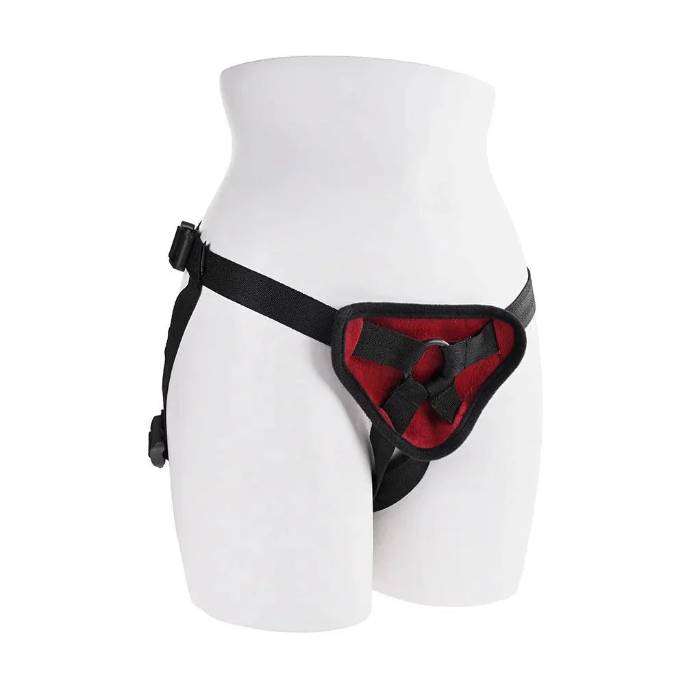 Sportsheets Saffron Silicone Pegging Kit with Adjustable Strap-On Harness & 5 in. Dildo - Buy At Luxury Toy X - Free 3-Day Shipping